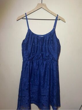 Bailey Blue Navy Blue Lace dress, large
